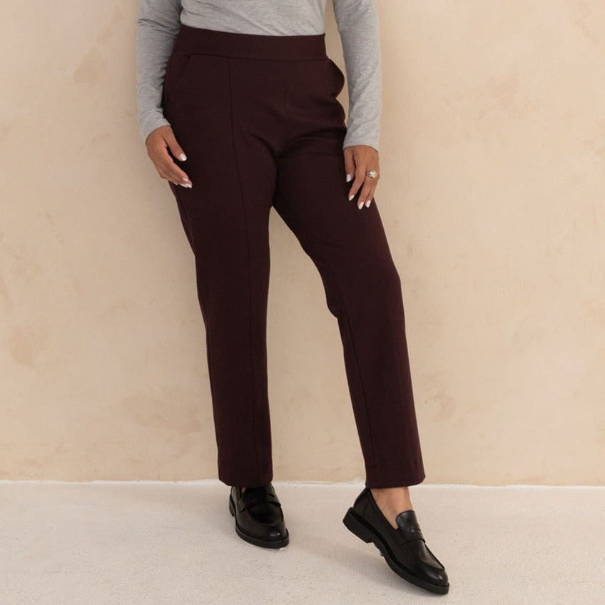 Shop Women's Pull On Pants - Elastic Waist Polyester Pants for Women Online