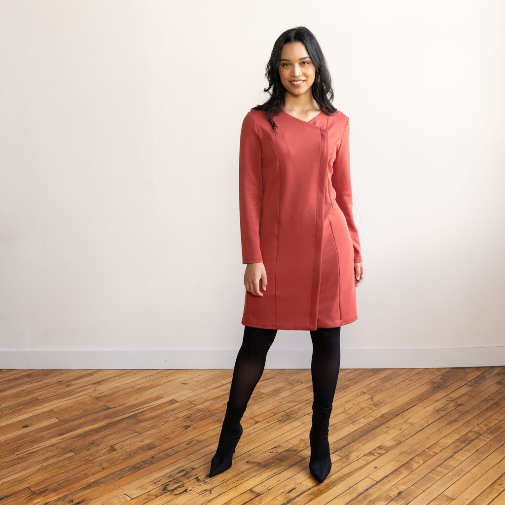 Rocelle half-sleeve scoop neck tunic, Sustainable women's fashion made in  Canada
